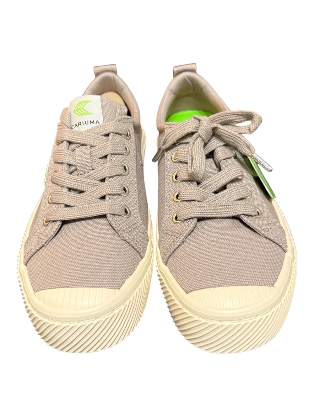 Cariuma OCA Low Mystic Grey Canvas Sneakers NIB Women’s Size 6 Sustainable